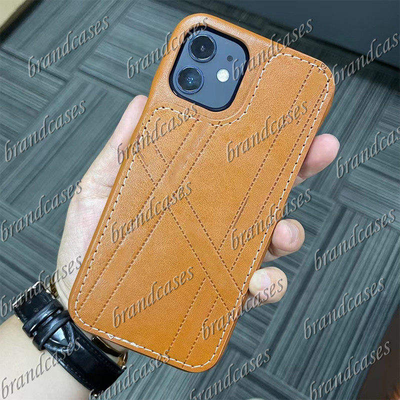 

H Luxury Bolduc Leather Cases for iPhone 13 13promax 13pro 11promax 12 XSMAX Xs XR 11 7 8Plus Retro Vintage Official Original Italy fashion Designer Cover 12promax, Style 1