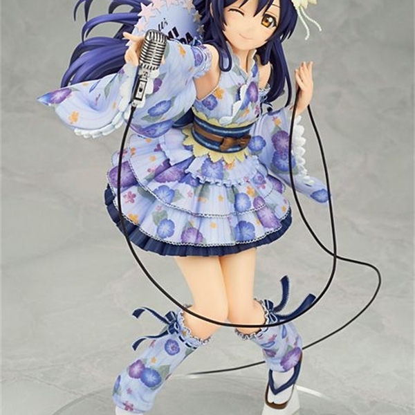 

New arrival 21CM pvc Japanese anime figure love live Sonoda Umi kimono dressing action figure collectible model toys Y0705, Without box