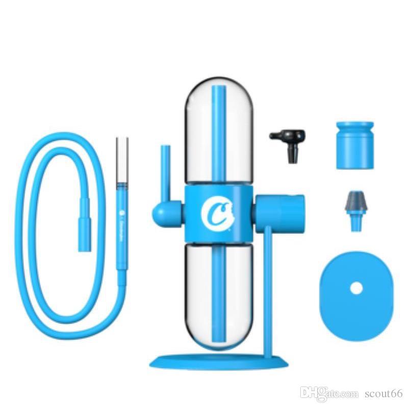 

Blue Hookah Gravity Bong Kit E-cigarette Water Pipe Oil Glass Pipes Smoking Shisha Smoke Dabber Vapor Accessories For Tobacco Bowl Recycler
