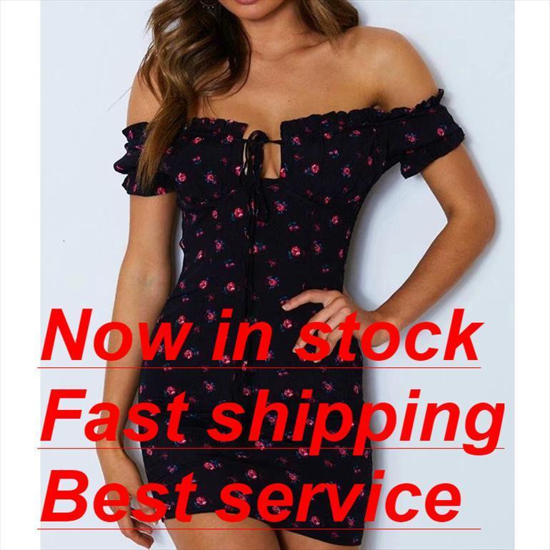 

floral printed wrap off shoulder womens dress tie up front ruffle mini summer female clothes, Black;gray
