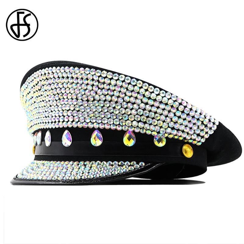 

Berets FS 2021 Fashion Flat Top Beret Hat For Women Luxury Pearl Rhinestone Military Cap Winter British Retro Wild Sboy Hats, Yellow beret