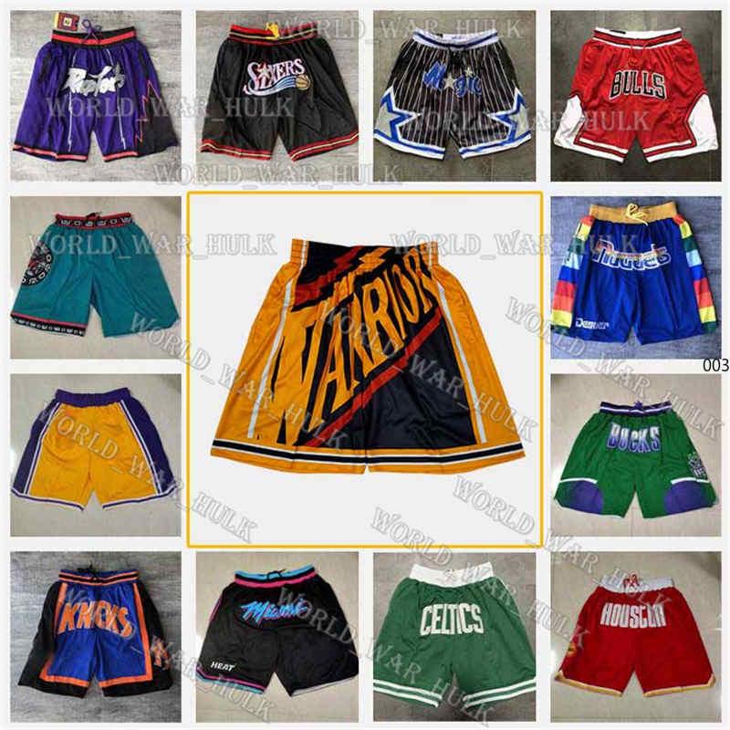 

Just Don Basketball Shorts Seattle Lakeers LeBron 23 James Curry Wariors Los Bullls Nugets Angeles 76res Bullets Knivks Just Pant 30, Black;red
