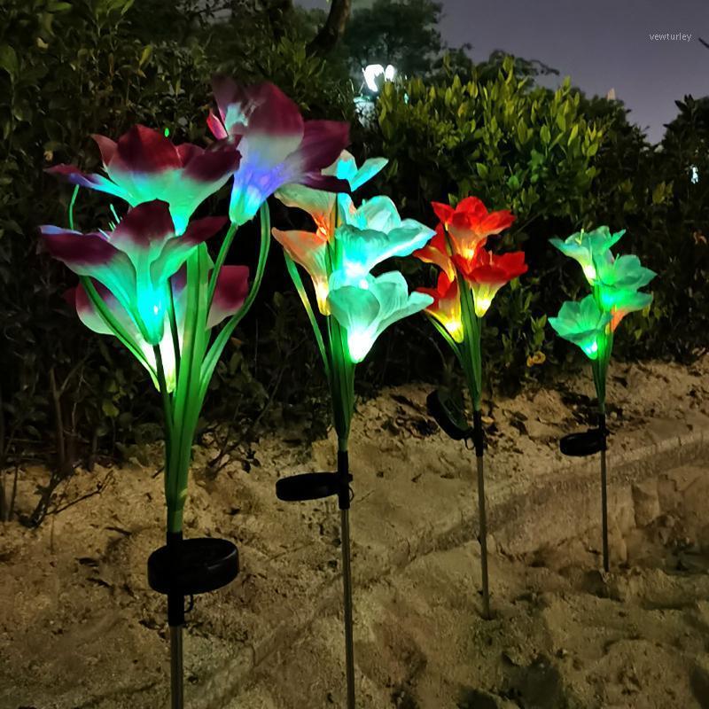 

Party Decoration Solar Lamp Simulation Outdoor Courtyard Garden LED Lawn Landscape