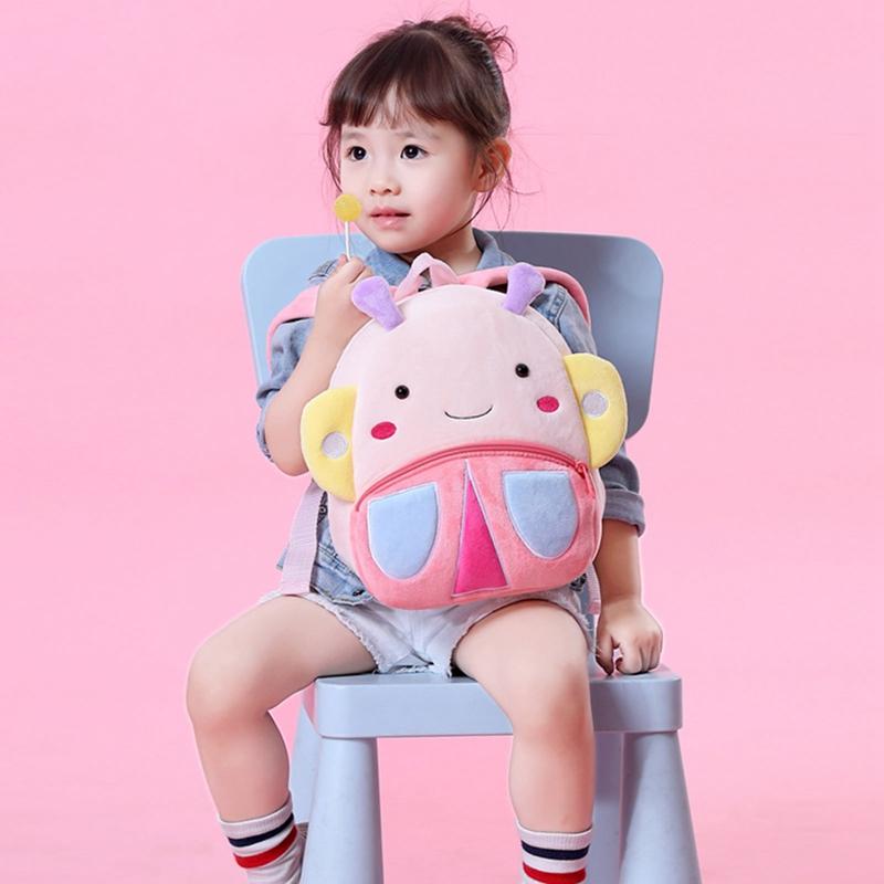 

School Bags 2021 3D Cartoon Plush Children Backpacks Kindergarten Schoolbag Animal Kids Backpack Girls Boys