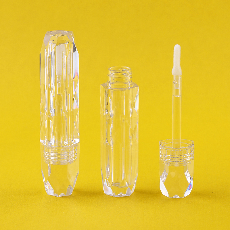 

2.5ml Clear Lip Gloss Wand Tube Empty Packaging DIY Diamond Lip Gloss Bottle Cosmetic Lipgloss Container Transparent