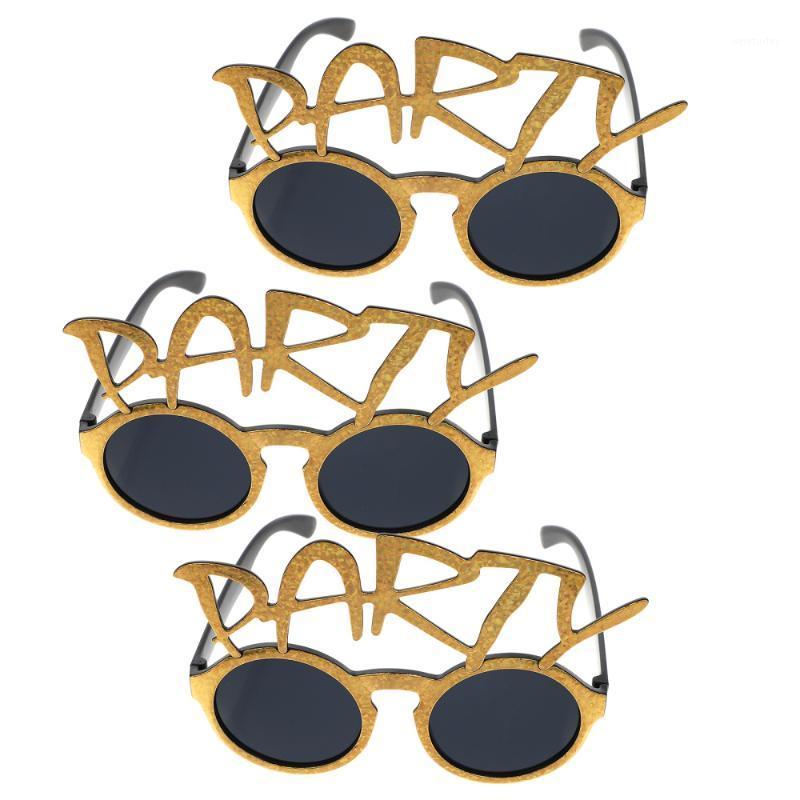 

Party Decoration 3pcs Funny Glasses Stylish Novelty Eyeglasses Po Prop