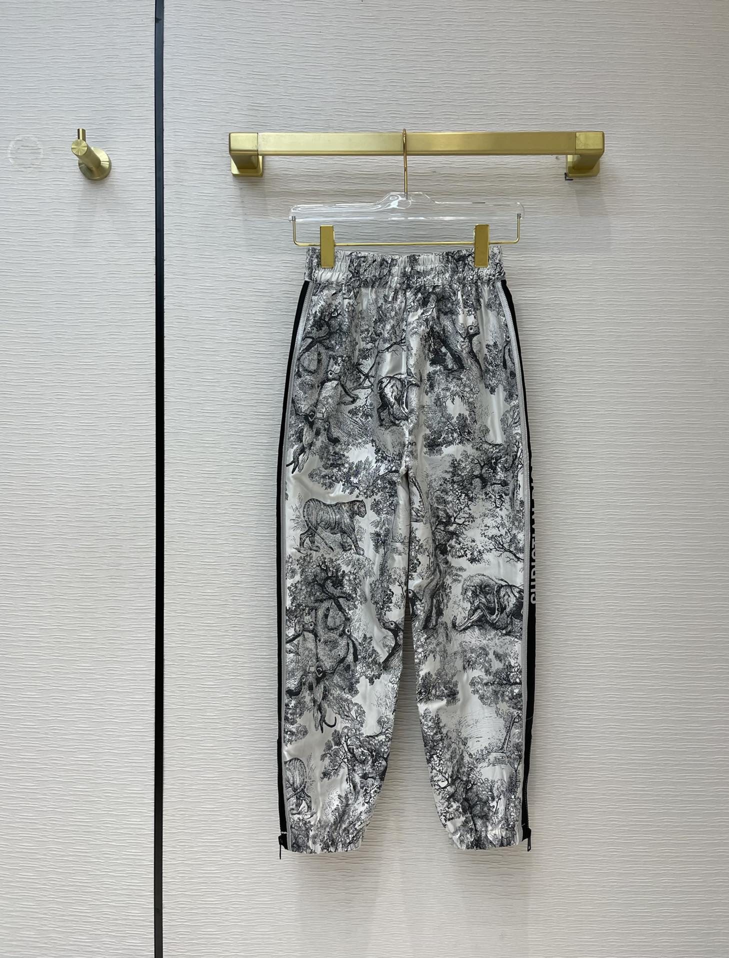 

Milan Runway Jeans 2021 Spring Summer Fashion Designer Straight Pants Brand Same Style Luxury Women's trousers 0331-6, Blue