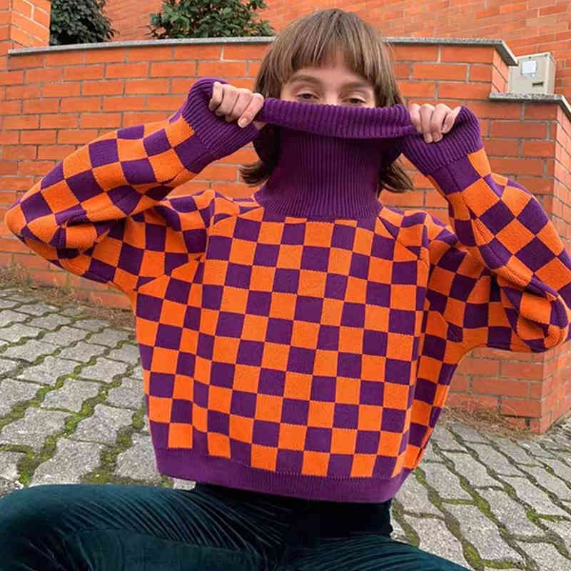 

Women's Sweaters Hara juku turtleneck sweater, warm and comfortable sweater for women/ GPCI, 1# shoe box