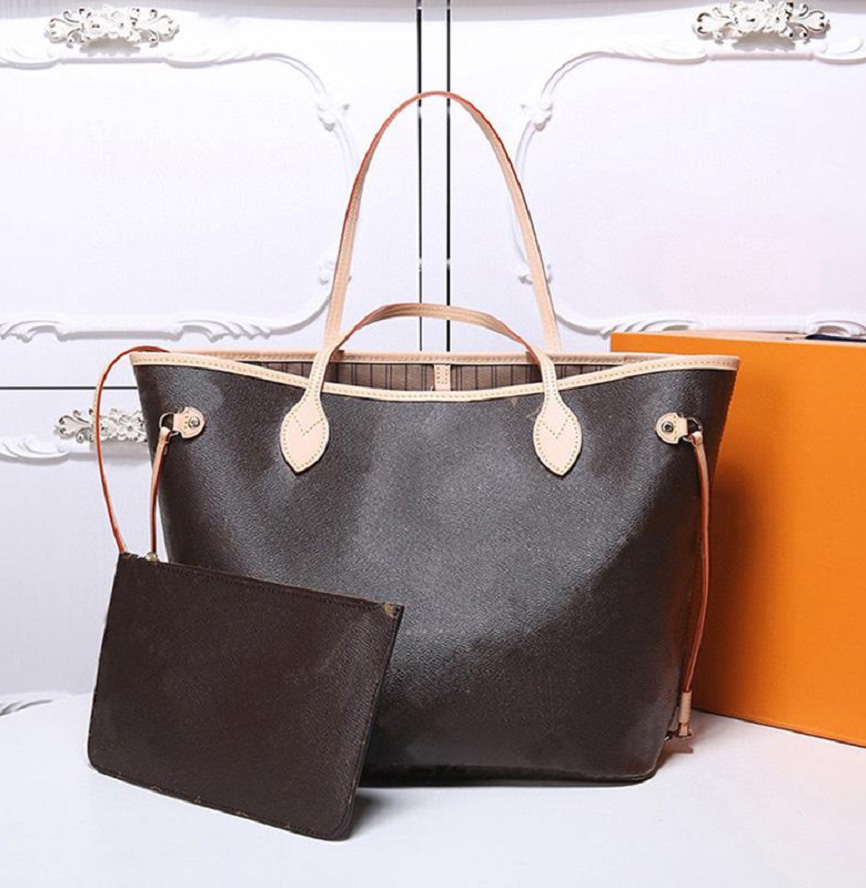 

high quality Classic Luxury designer bag totes Purses Handbags Lady Clutch shoulder Bags Women Composite handbag Female Wallet Coin Purse free shippin, White grid apricot
