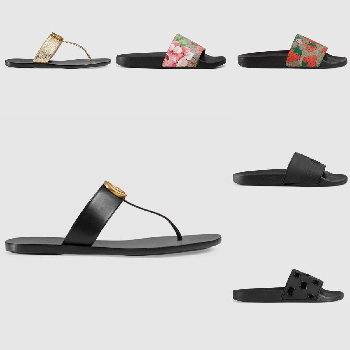 

high quality Slipper Designer Slide Summer sandals Fashion Slides Men Beach Indoor Flat Flip Flops Leather Lady sandal Women Shoes Ladies Slippers Size 35-45 with box, Need other styles;please contact us