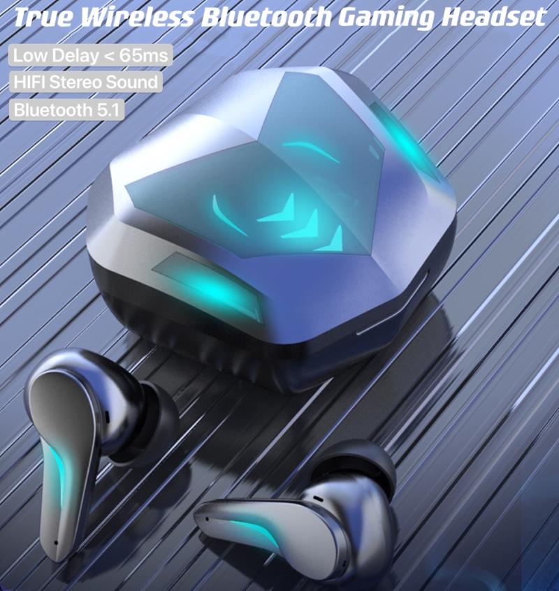 

cell phone earphones tws 5.1 headphones hd stereo sound waterproof wireless headset gaming sports noise cancelling gamer earbuds