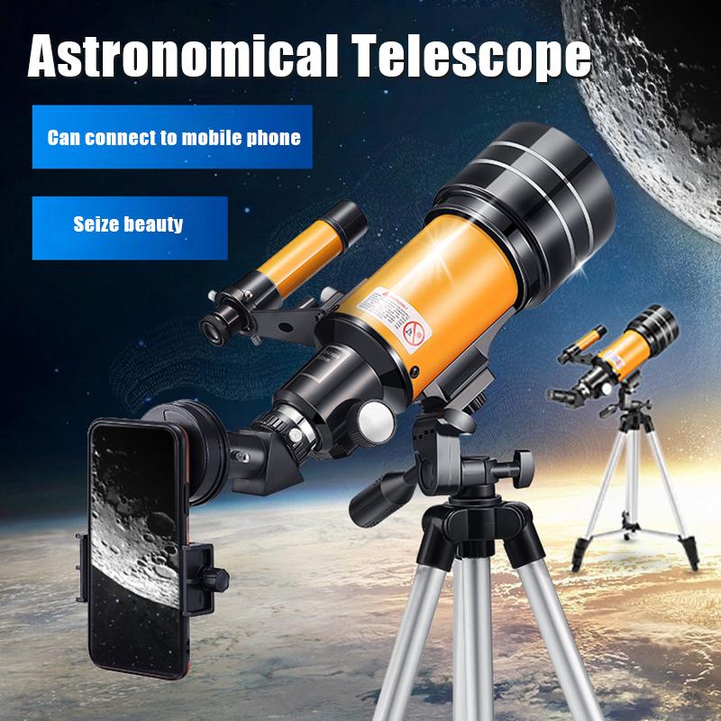 

Telescope & Binoculars Telescopes For Adults 70mm Aperture Professional With Tripod Astronomical Refracting Telescopio Jumelles