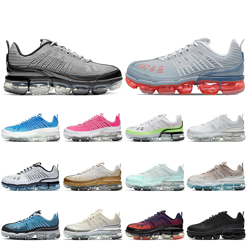 

Big Size US 13 Metallic Silver Mens Running Shoes Plus 360 Sky Grey Flash Crimson Triple White Black Iridescent Womens Sports Trainers Sneakers, Item3 sky grey flash crimson 36-47