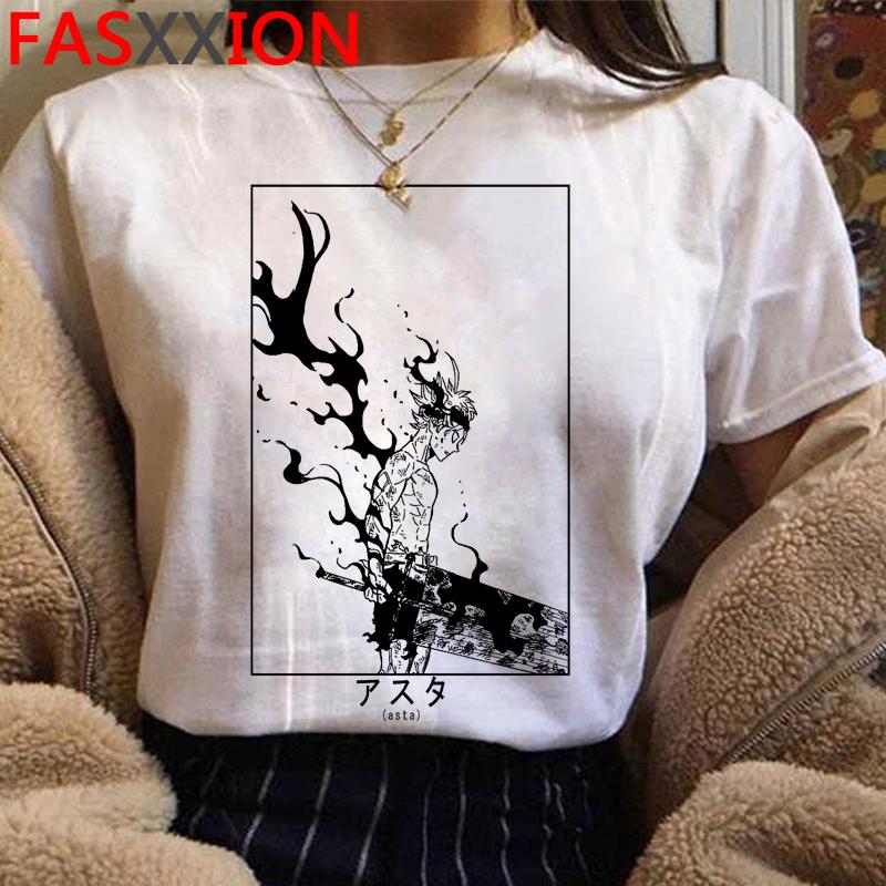 

Men's T-Shirts Japanese Anime Black Clover T Shirt Men Kawaii Summer Tops Cartoon Graphic Tees Fashion Unisex T-shirt Harajuku Tshirt Male, 234kkk