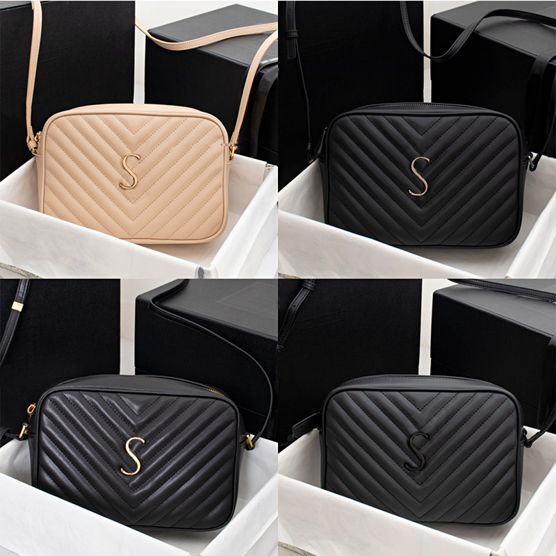 

Top quality camera bag, classic fashion designer bag, luxury one-shoulder diagonal bag, Fringe SOHO ladies tassel lychee cosmetic bag, 18*10*5cm