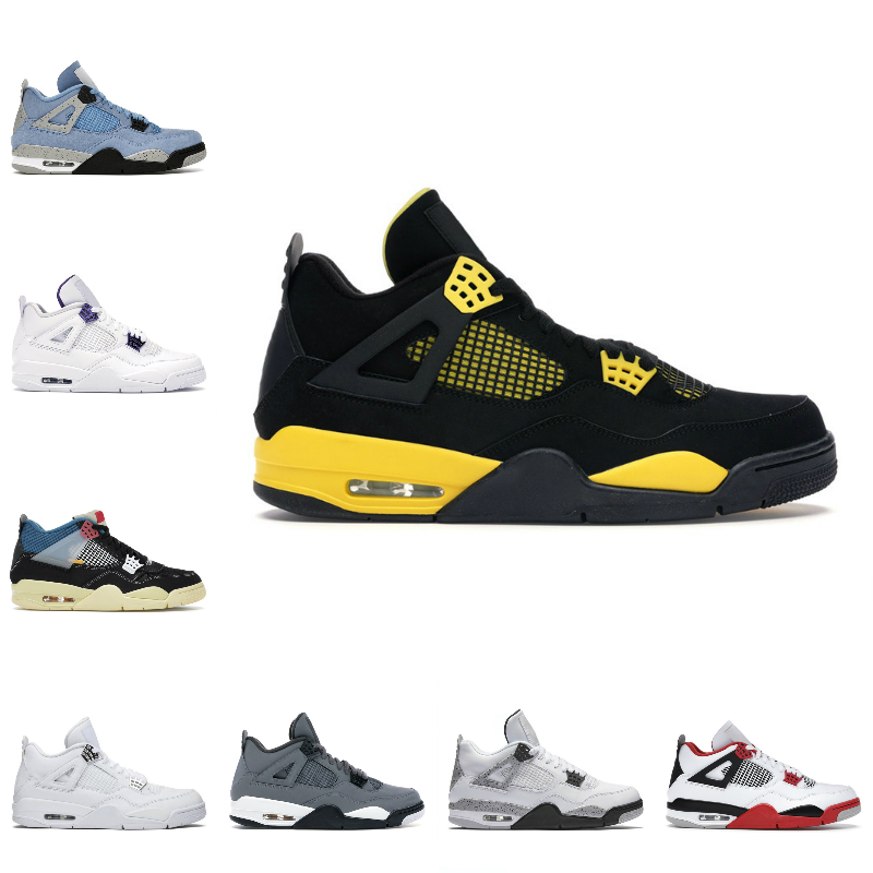 

2021 Jumpman University Blue Red 4s 4 basketball shoes white Cement oreo xsail Bred Paris Black Cat men women SP Thunder Taupe Haze Neon Cool Grey Neon Trainer Sneakers, Please contact us