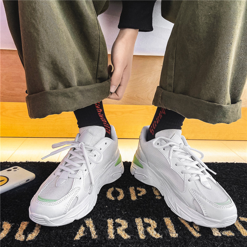 

2021 High Quality Womens Men Running Shoes Student Outdoor Sports Sneakers Beige Grey Green Size Eur 39-44 Code 73-C293