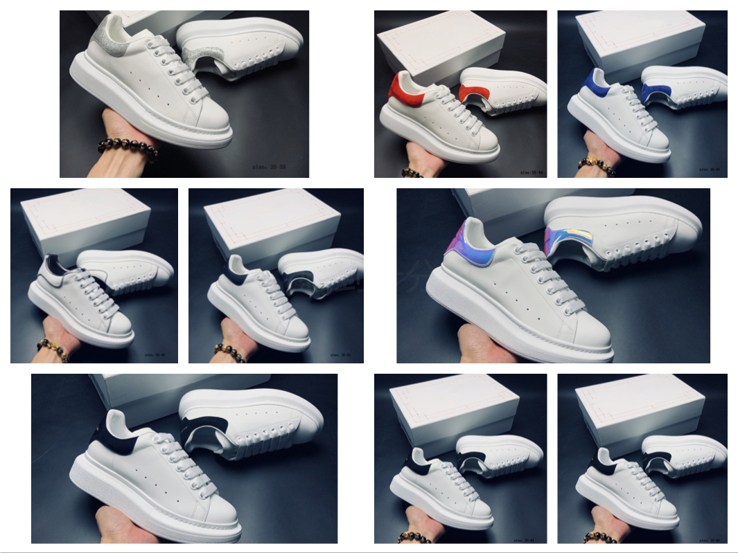 

2021 designer overseized ll alexander new ok mcqueens mcqueen mqueen men women platform 36-44 gjdjjdz, Black