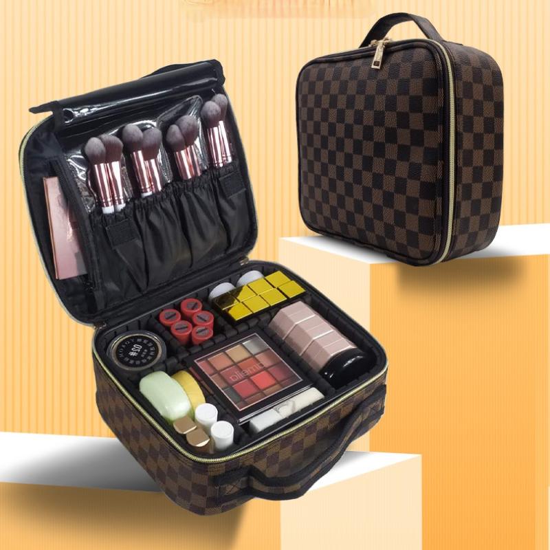 

Storage Partition Cosmetic Bag Multifunctional Portable Case Large Tattoo Nail Professional Lattice Bags & Cases