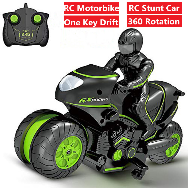 

RC Stunt Motorcycle RC dirft Car Electric Mini Motorcycle Remote Control Motorbike 360 degree rotation left right drift Car toy