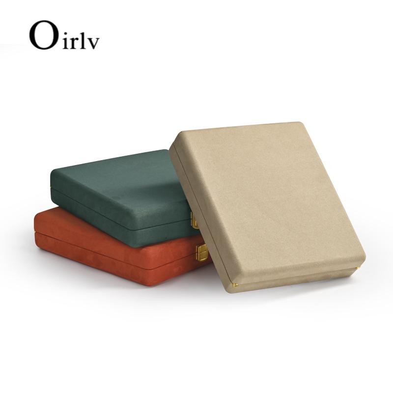 

Jewelry Pouches, Bags Oirlv Resin +Microfiber Earrings Ring Box Portrait Necklace Case Storage Organizer, Pink;blue