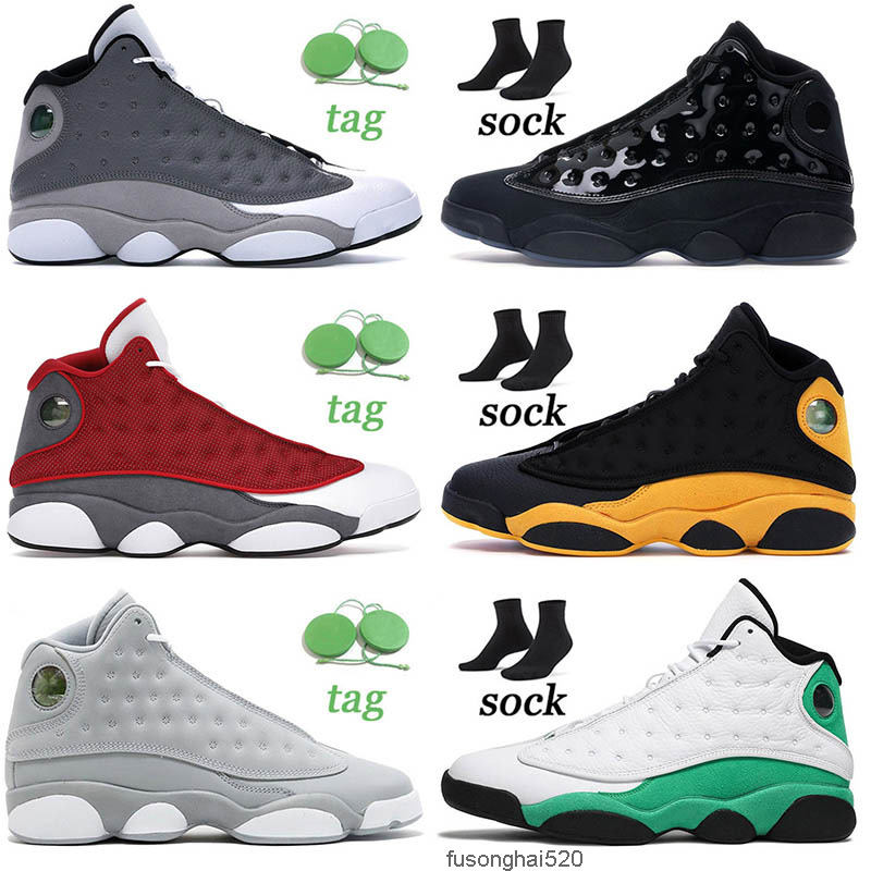 2021 Top Quality Jumpaman Basketball Shoes 13 13s Atmosphere Grey Black Cat Hyper Playoffs Italy Blue Cap And Gown Womens Mens Breathable