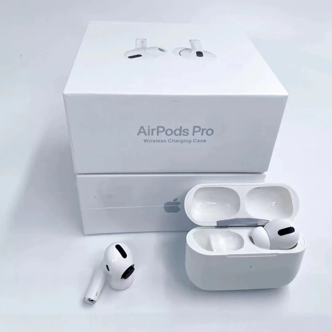 

Top Quality Original Apple AirPods Air pods Pro Wirless Earphones Noise Cancellation Metal closure connector Rename GPS Wireless Charging Bluetooth Headphones, Air 2