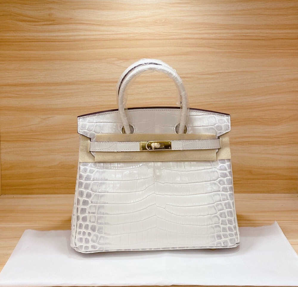 

Luxurys Designer Handbags Alligator Pattern Horizontal Square Bag Cover hermbag Birkins zym, 30cm