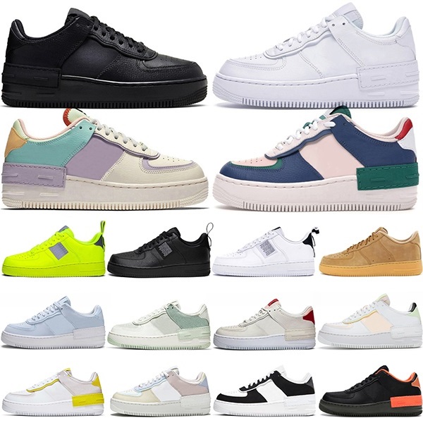 

air force 1 running shoes men women platform shoe skateboard triple black white shadow pale ivory pastel sports sneakers online sale