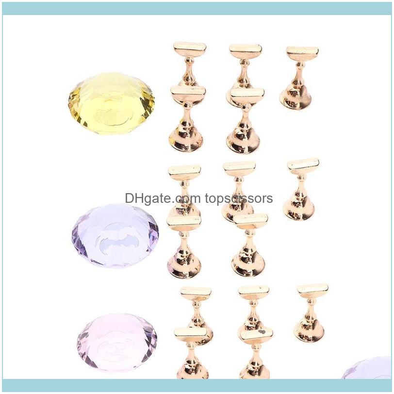 

Nail Salon Health & Beautynail Art Decorations 5X Magnetic Practice Tip Holder Training Display Stand Crystal Base Drop Delivery 2021 Luvuv