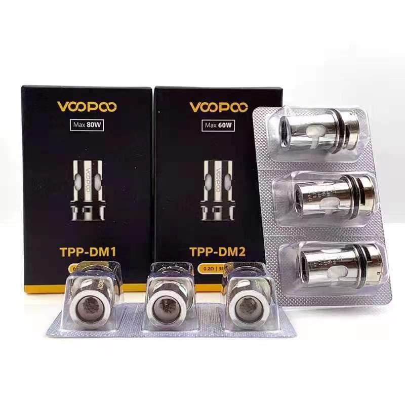 

Original VOOPOO TPP Mesh Coil 0.15ohm DM1 0.2ohm DM2 Coils TPP-DM2 TPP-DM1 Replacement Core Head For Drag 3 Kit