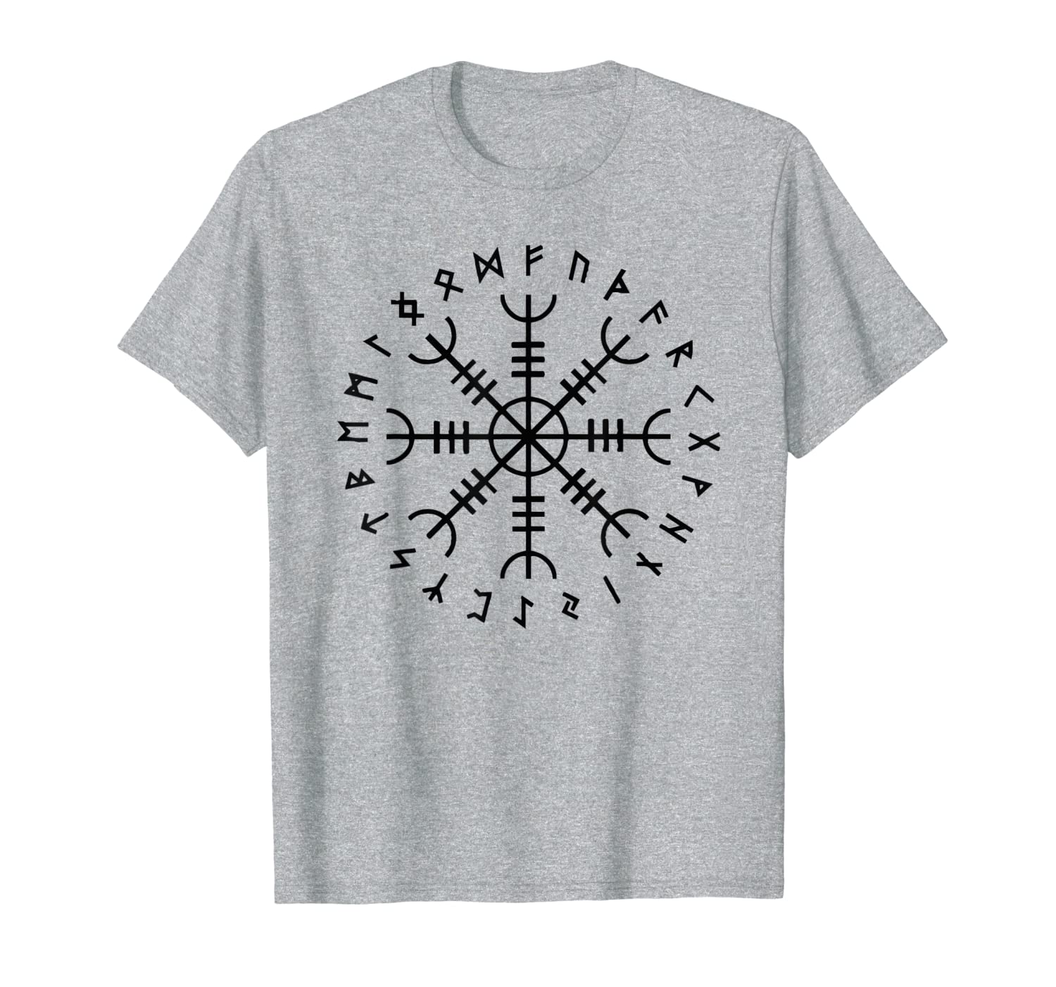Viking Compass Vegvisir Symbol T-Shirt-image-702208000