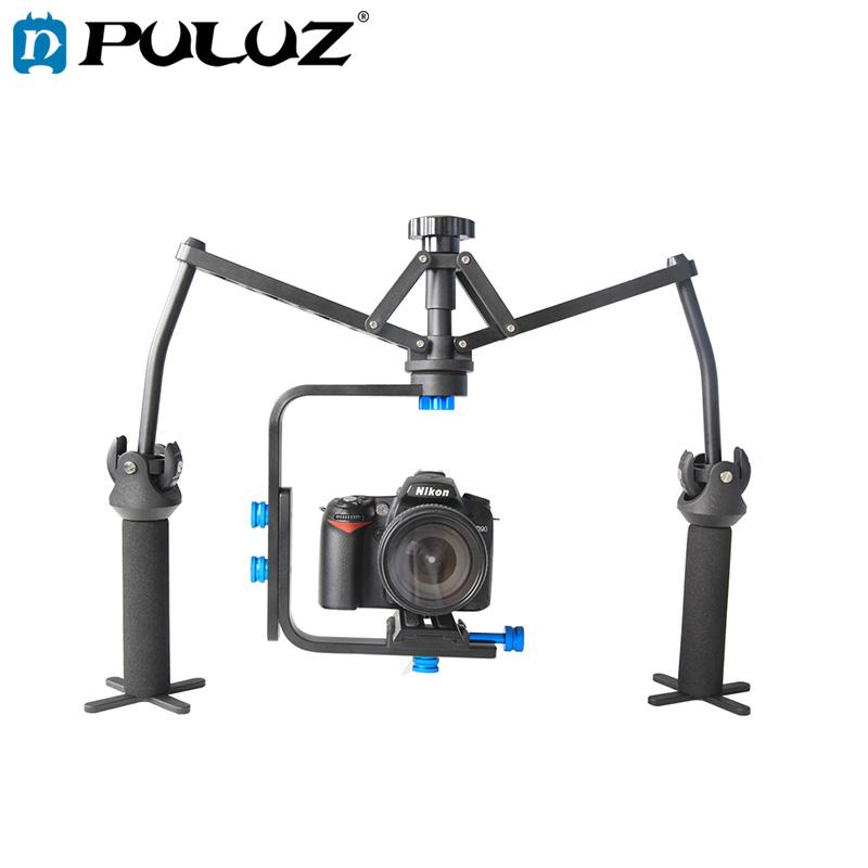 

Stabilizers PULUZ DSLR Foldable Rig Handheld Mechanical Spider Stabilizer With Quick Release Plate For Camcorder DV Video Camera