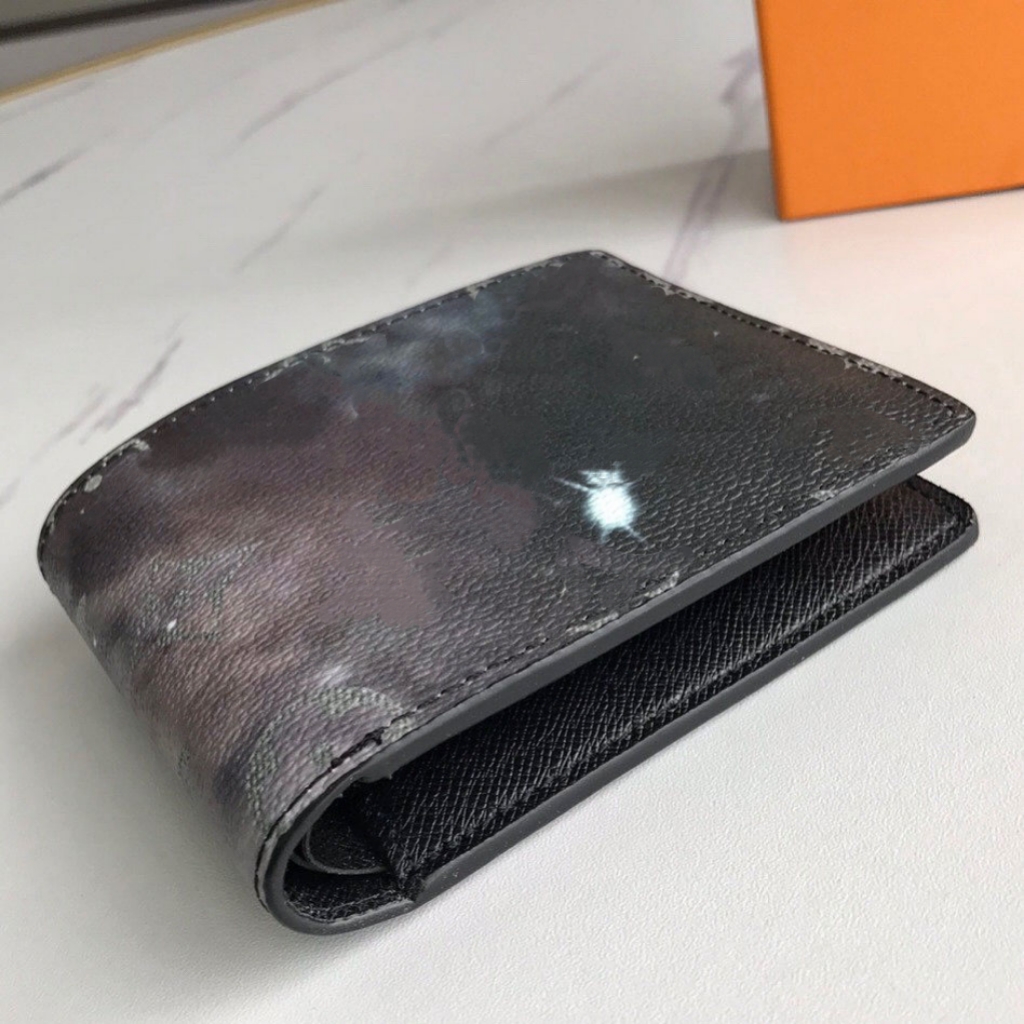 

Classic Fashion Star Zipper Wallets Luxury Designer Multi-Card Position Large-capacity Clutch Bags Famous Brand Gradient Letter Female Coin Purses