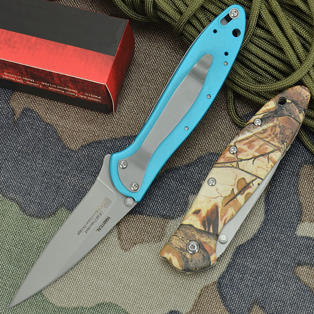 

Kershaw 1660 Ken Onion Leek OEM Blade Stainless Steel Handle Knife Camping Survival Utility Cutter Porket Folding Hunting Camping EDC Tools