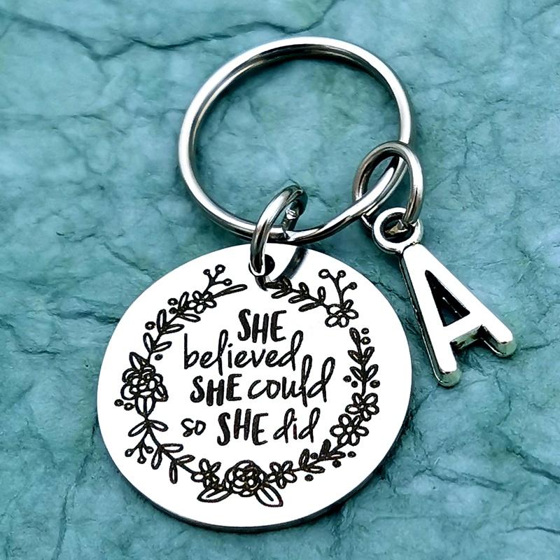 

Keychains Fashion Inspirational Friend Keychain Friendship Gifts For Her Girl Women Daughter Jewelry BFF Christmas DIY