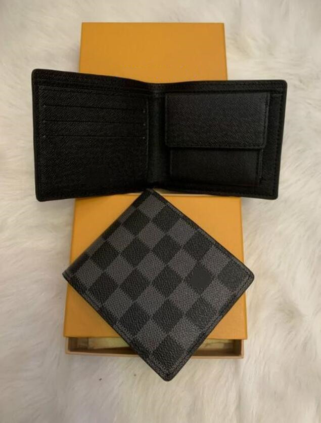 

2021 Designer arrival men's and women's bi-fold wallet high quality clutch wallets PU leather wallet LV LOUIS bags&#13, Red;black