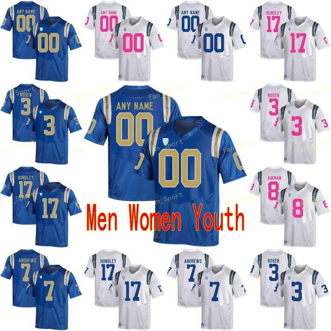 

NCAA College Jerseys UCLA Bruins 3 Josh Rosen 3 Wilton Speight 5 Kenny Easley 6 Eric Kendricks 8 Troy Aikman Custom Football Stitched, As