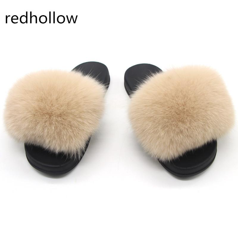 

Hair Slippers Candy Color Wome Home Fluffy Sliders Furry Summer Flats Sweet Ladies Shoes Large Size Cute Pantufas, Black