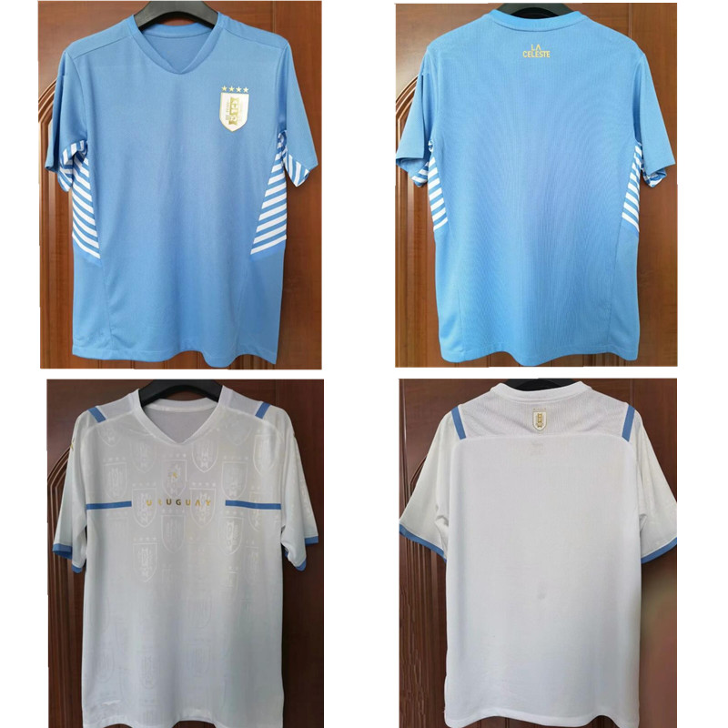 

2021 2022 Uruguay Soccer Jersey 21/22 Maillots de foot Home L.suarez E.cavani Shirt D.GODIN RODRIGUEZ Away Football Uniforms, Black