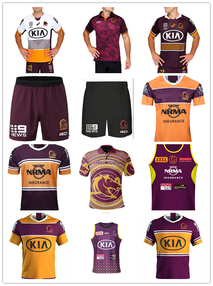 

2021 Brisbane Broncos Rugby Jersey Brisbane Broncos Anzac 2020 Men Indigenous Jerseys Australia NRL Rugby League Jersey Size S-3XL, Black;gray