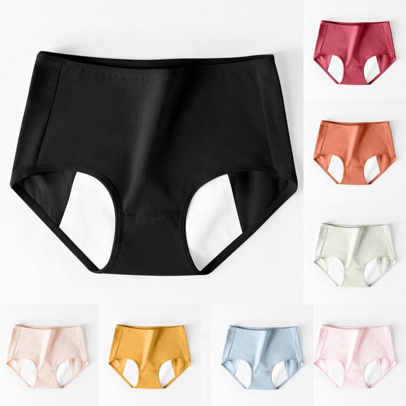 

Women's Panties For Fashion Sexy High Waist Breathable Physiological Underpants Brief Female Plus Size Pantys, Black;pink