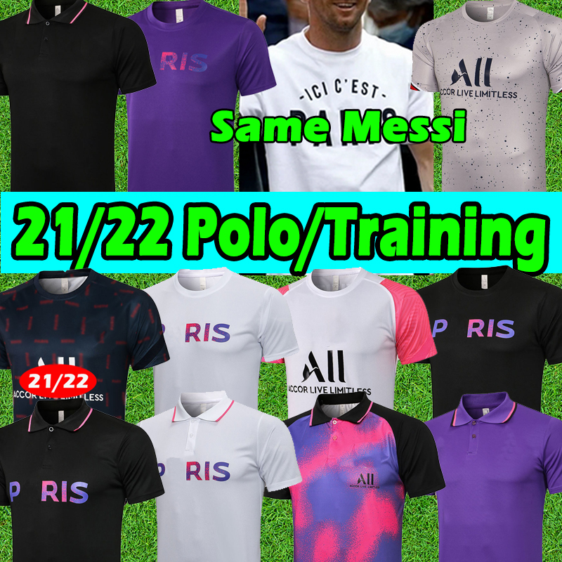 

2021 2022 MESSI Soccer jerseys MBAPPE ICARDI DI MARIA KEAN MARQUINHOS football jesey 21/22 Training POLO t shirt uniform Maillots de foot Camisetas futebol, 21 22 adult new shirt