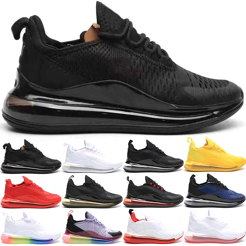 

720 Running Shoes Men Women Triple Black White University Yellow Red BeTrue DMP Volt Pink Mens Womens Trainers Sports Sneakers Size 36-45, #1 triple black