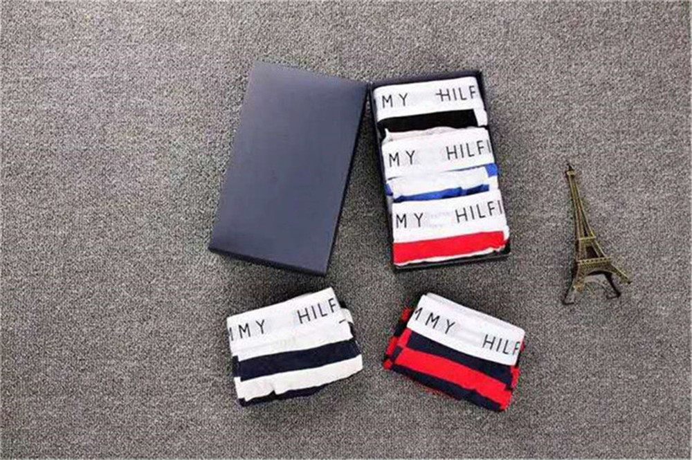 

2022 Men Designer Boxers Brands Underpants Sexy Classic Mens Boxer Casual Shorts Underwear Breathable Cotton Underwears 3pcs With Box, Protective bag