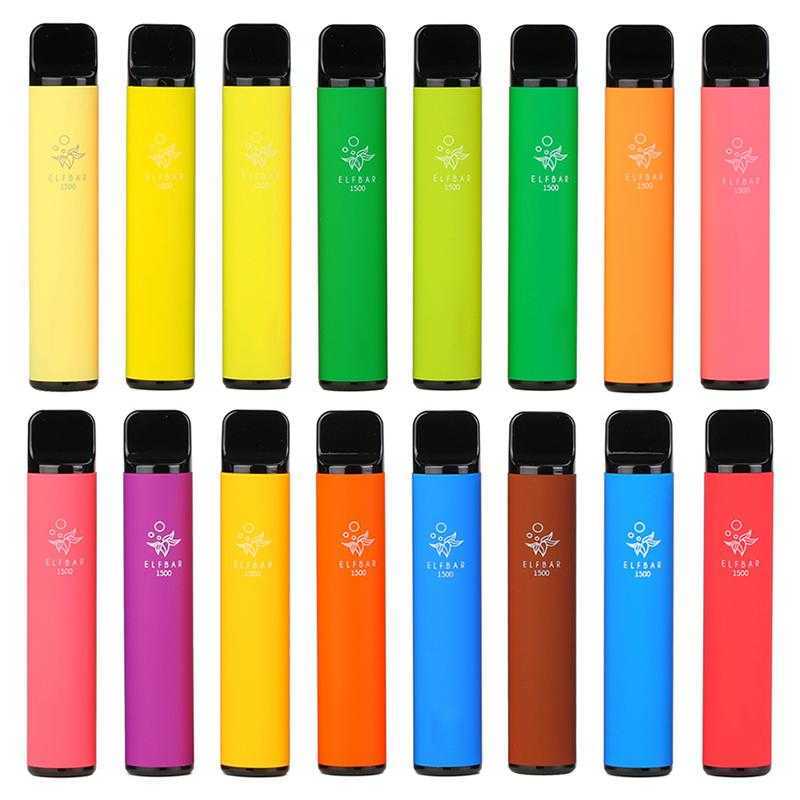 

Elf Bar 600 Pufffs 1500 Puffs 2% Disposable E-cigarettes Vape Pen Electronic Cigarettes Device Pod prefilled