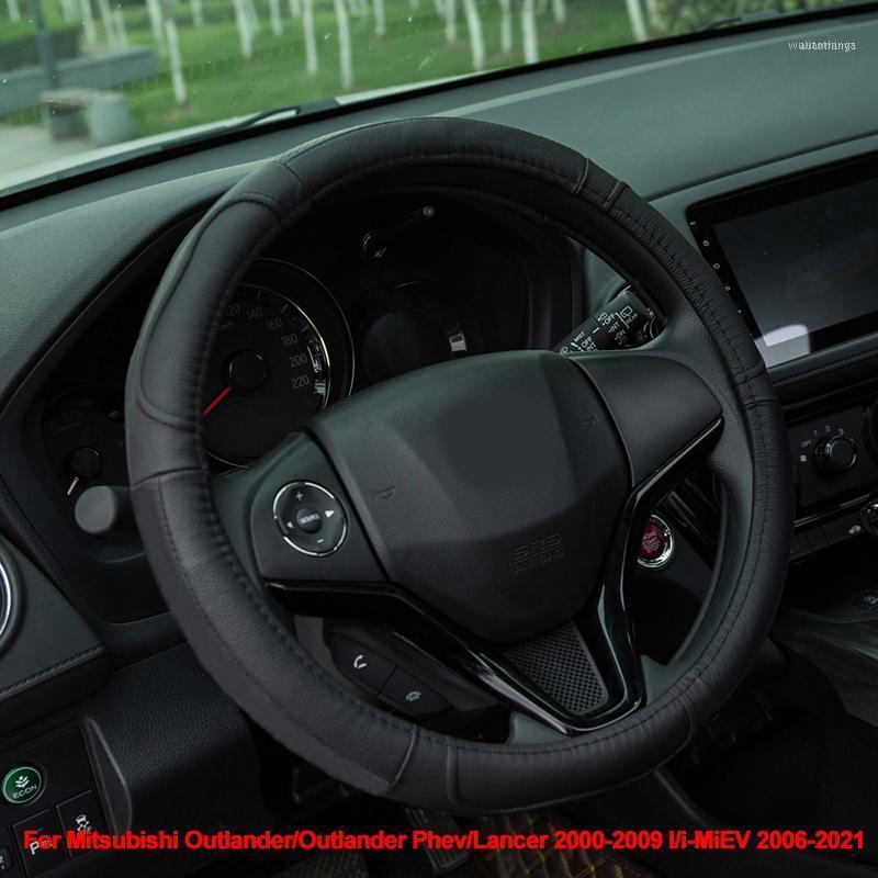 

Steering Wheel Covers Cow Leather Car Cover Wrap For Mitsubishi Outlander Phev Lancer 2000 -2007 2008 2009 I I-MiEV 2006-20221