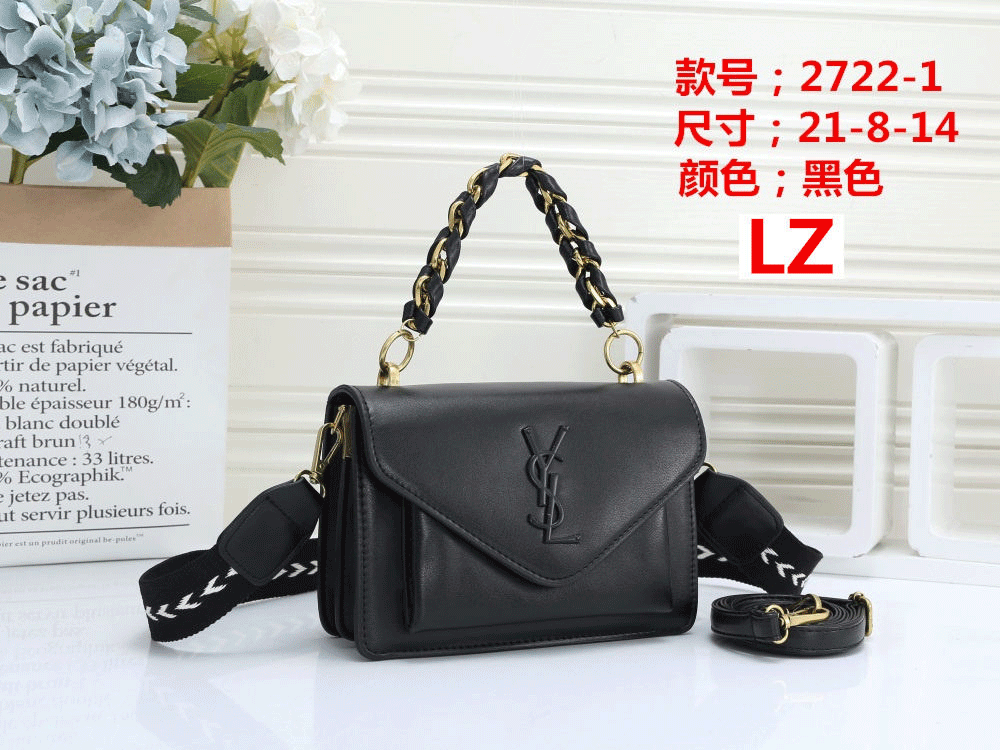

YSL Hot Luxury Classic Designer Handbag High Quality Leather Women's Shoulder Bag Saddle Bag 2020 New Fashion Metal Tote bag, Red;black