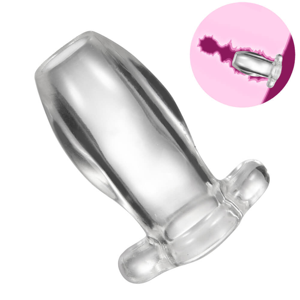 

Hollow Anal Plug Silica Butt Plug Anal Dilator Enema Soft Speculum Prostate Massager Sex Toys for Gay Women/Men Adult Products X0401