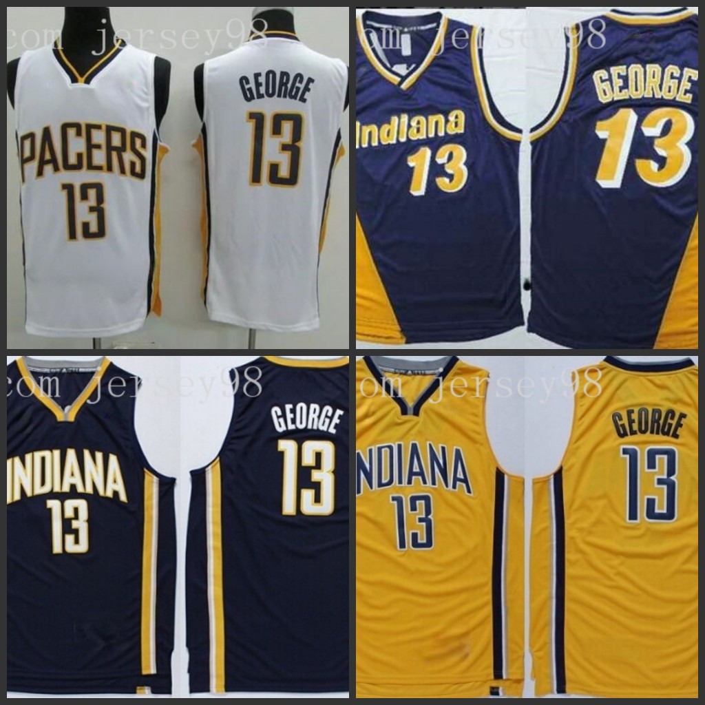 

IndianaPacersNavy #13Paul George retro BasketballJersey